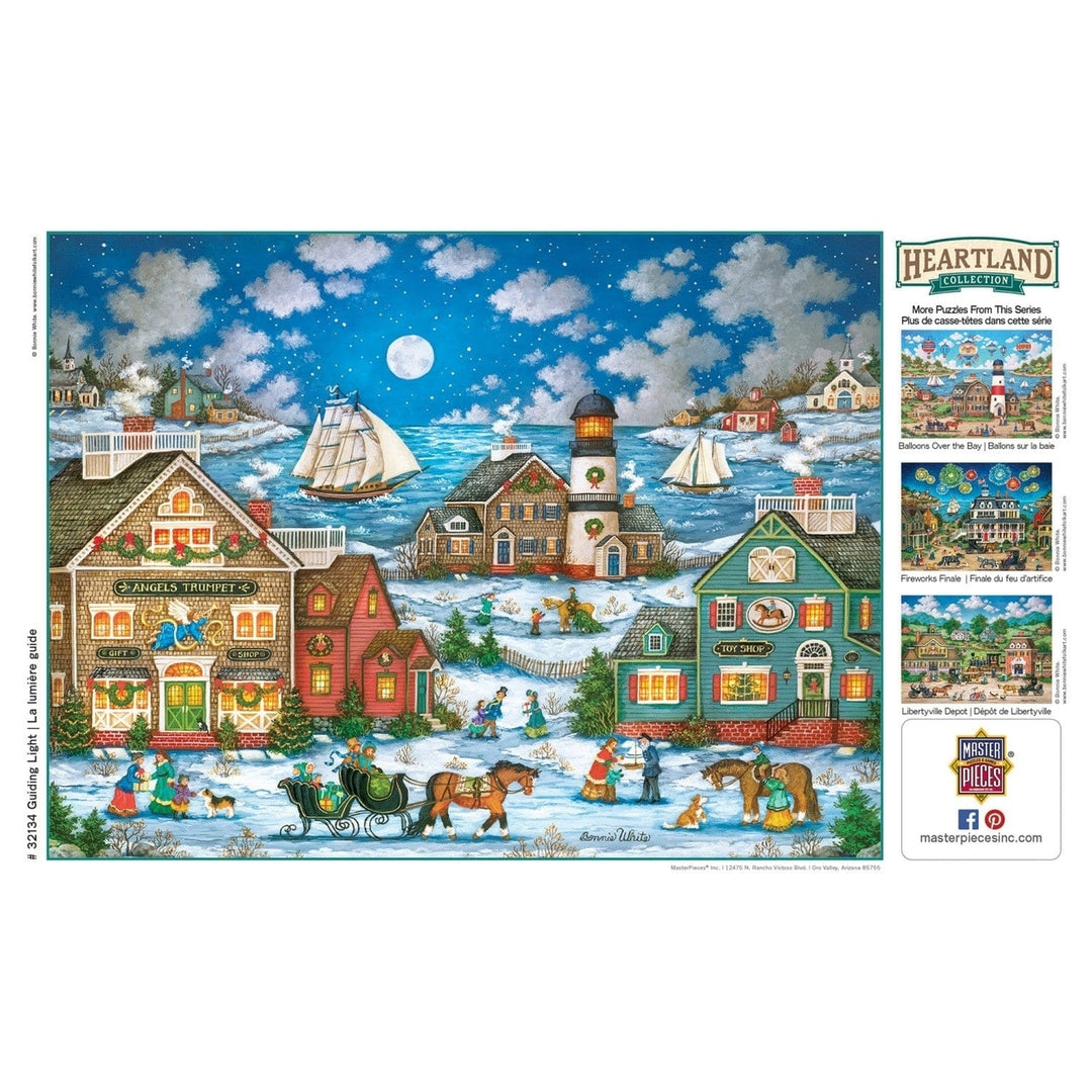 Heartland 550 Piece Jigsaw Puzzle by Bonnie White 24 x 18 Inch Recycled Material Image 4