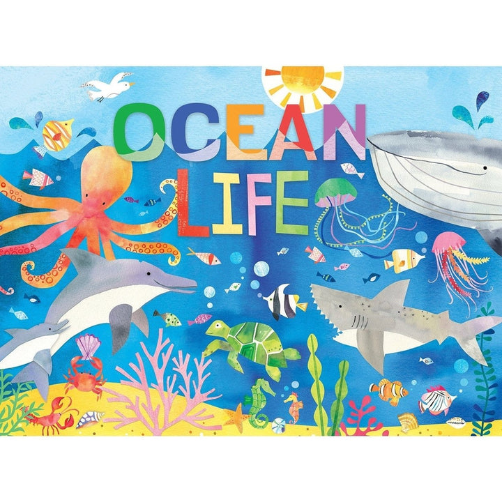 Hello World Ocean Life Puzzle 24 Pieces 19x14 inches for Ages 3 and Up Image 2