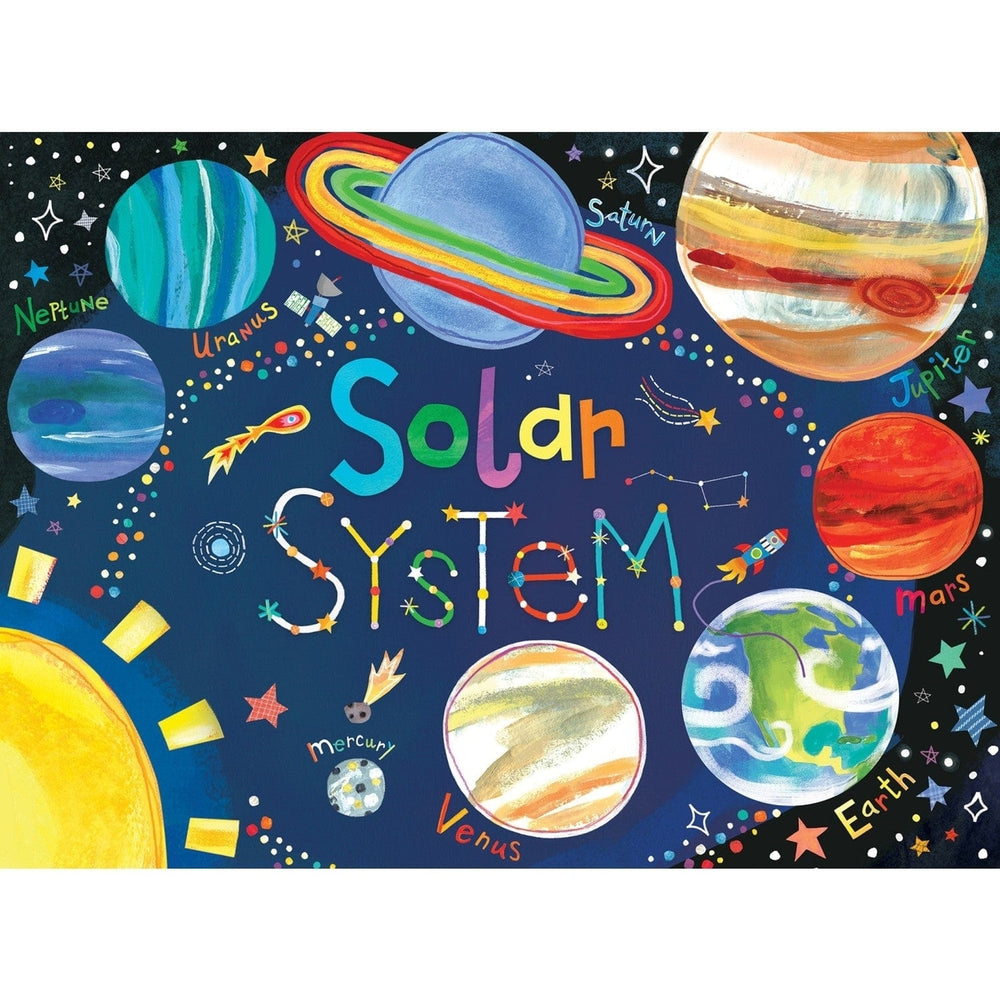 Hello World Solar System 60 Piece Jigsaw Puzzle 19x14 Educational Kids Fun Image 2