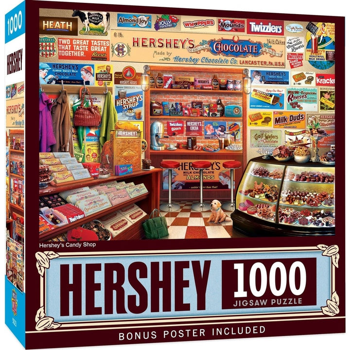 Hersheys 1000 Piece Jigsaw Puzzle Chocolate Lovers Eco-Friendly 19.25"x26.75" Image 1