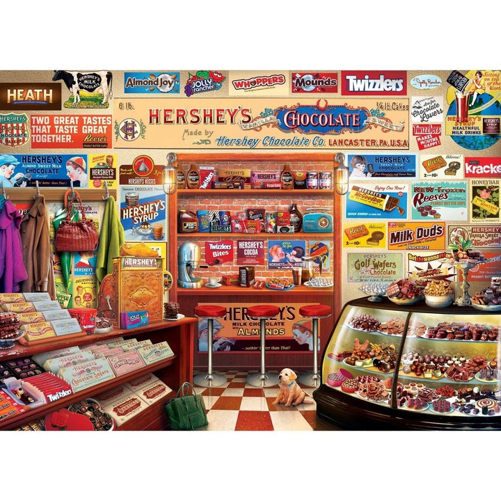 Hersheys 1000 Piece Jigsaw Puzzle Chocolate Lovers Eco-Friendly 19.25"x26.75" Image 2