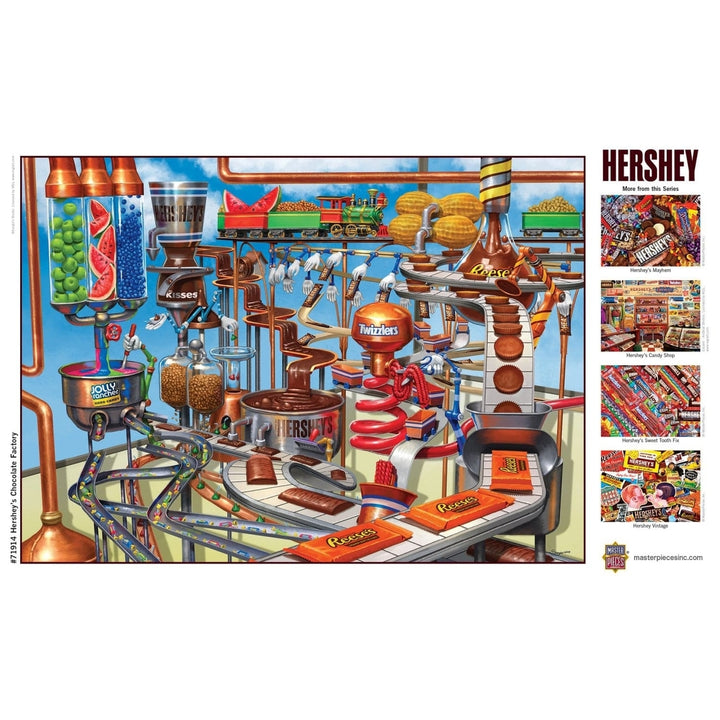 Hersheys 1000 Piece Jigsaw Puzzle 19.25x26.75 Eco-Friendly Chocolate Fun Image 4