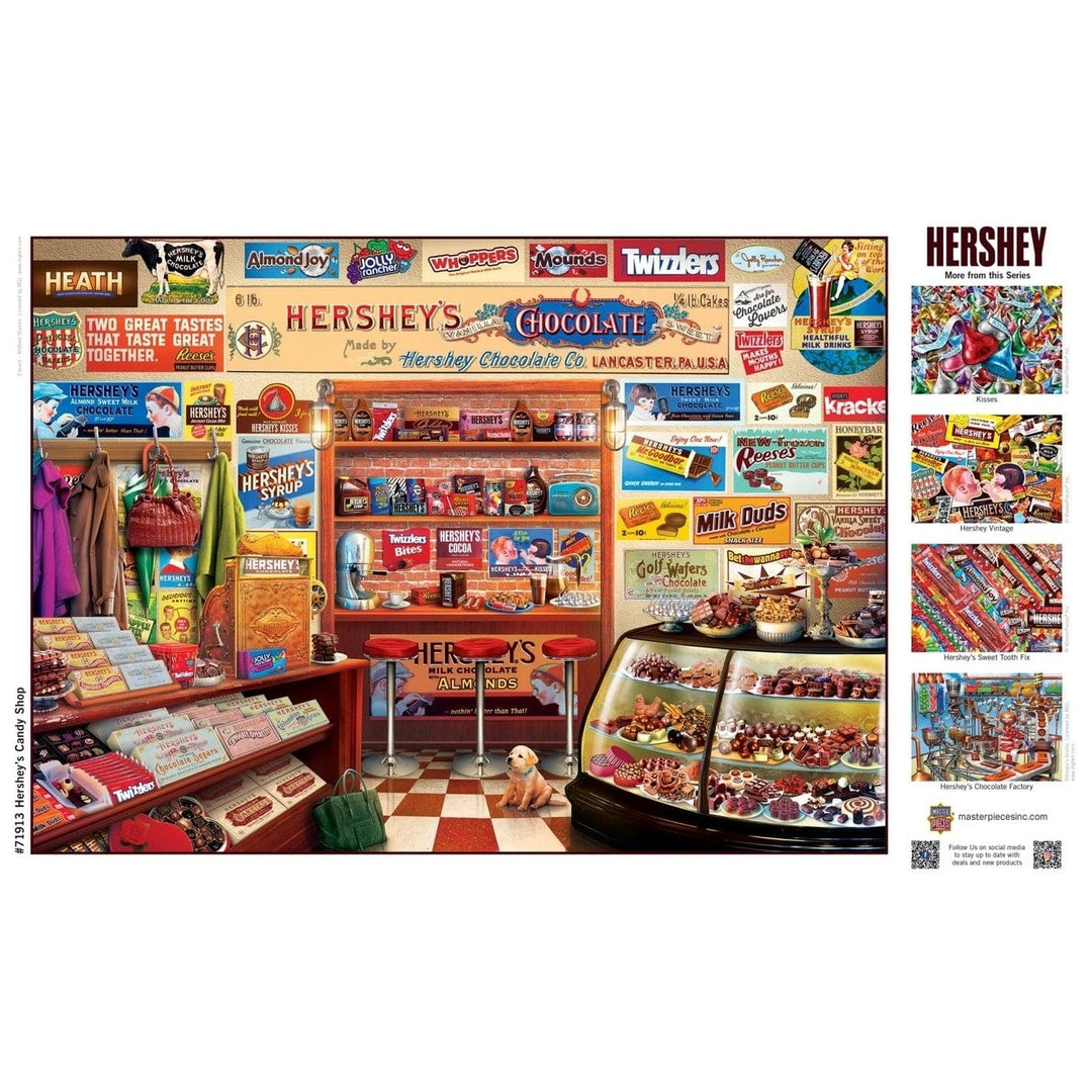 Hersheys 1000 Piece Jigsaw Puzzle Chocolate Lovers Eco-Friendly 19.25"x26.75" Image 4