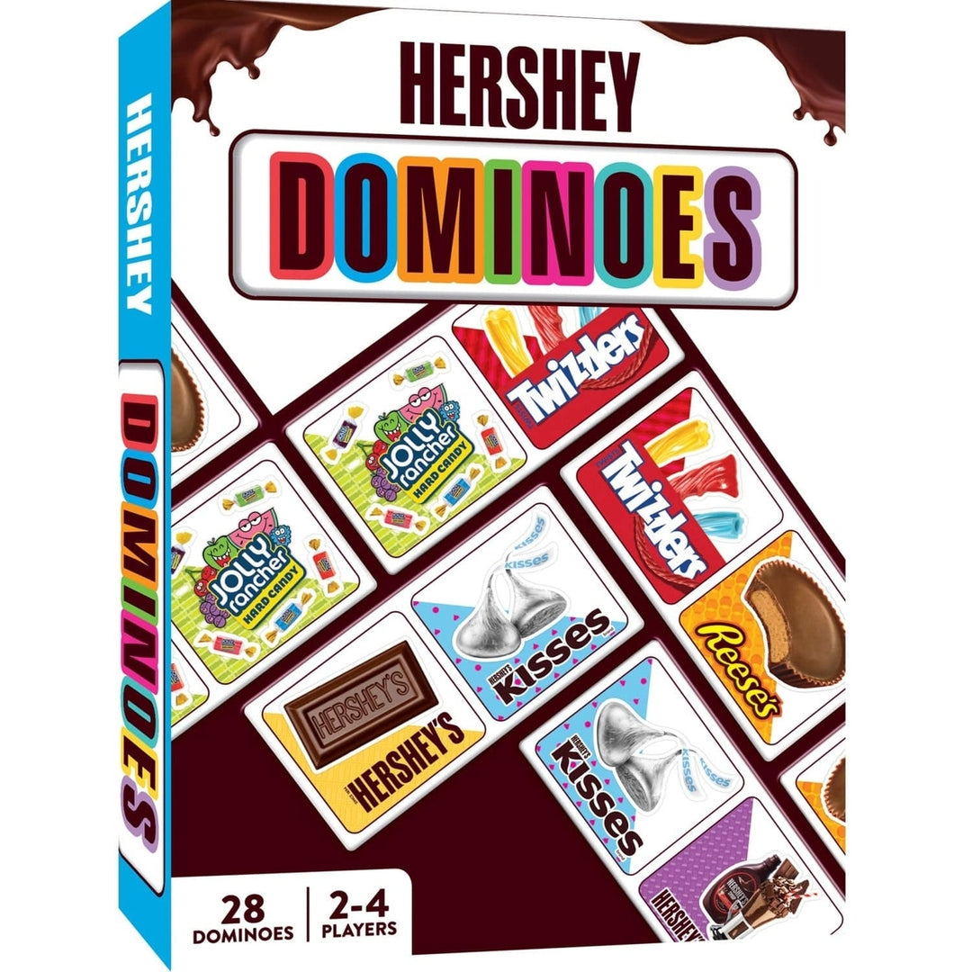 Hersheys Picture Dominoes 28 Piece Game Family Fun for Ages 3 and Up Image 1