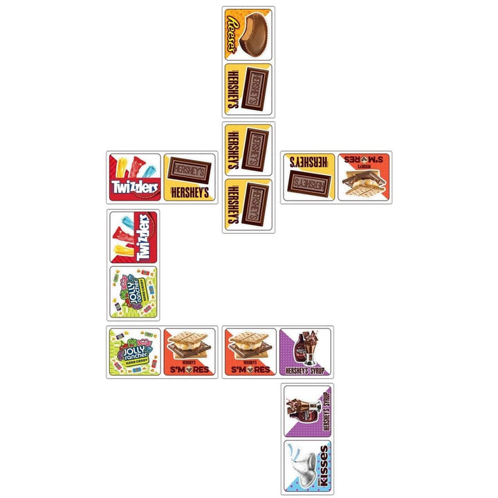 Hersheys Picture Dominoes 28 Piece Game Family Fun for Ages 3 and Up Image 2