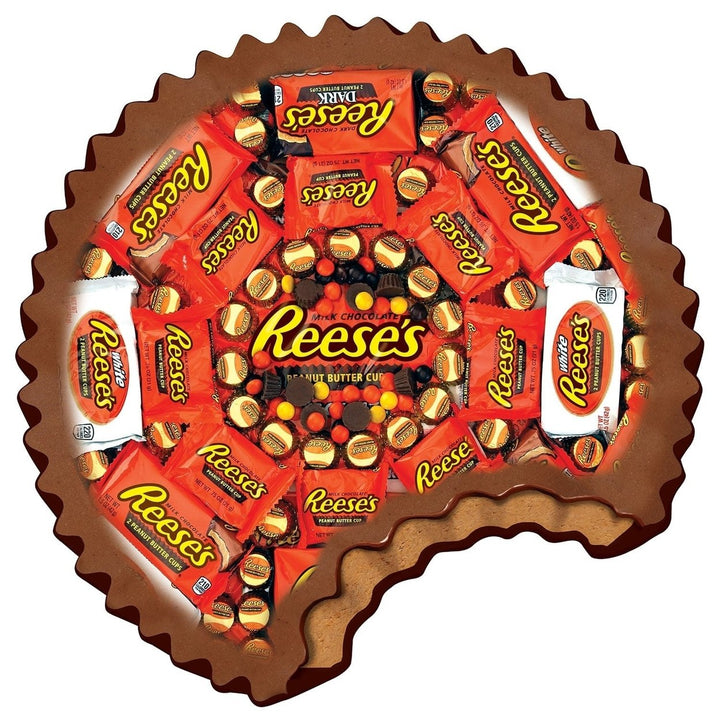 Hersheys Reeses 500 Piece Shaped Jigsaw Puzzle 23x21 Inch Eco-Friendly Chipboard Image 2