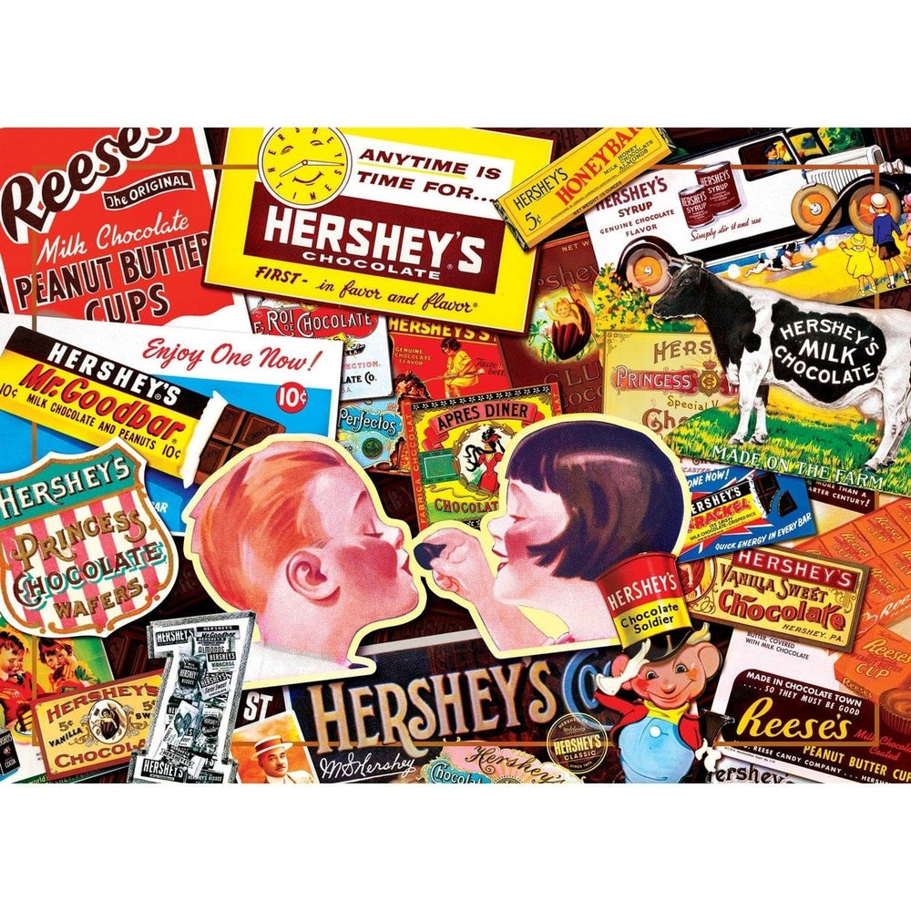 Hersheys 1000 Piece Jigsaw Puzzle Vintage Chocolate Lovers Fun Family Game Image 2