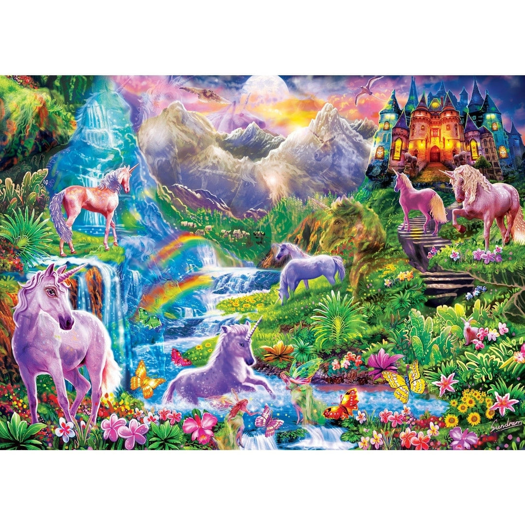 Hidden Images - Unicorns Retreat 500 Piece Jigsaw Puzzle Image 2