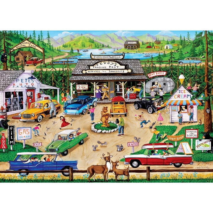 Greetings From The National Parks - 500 Piece Jigsaw Puzzle Image 2