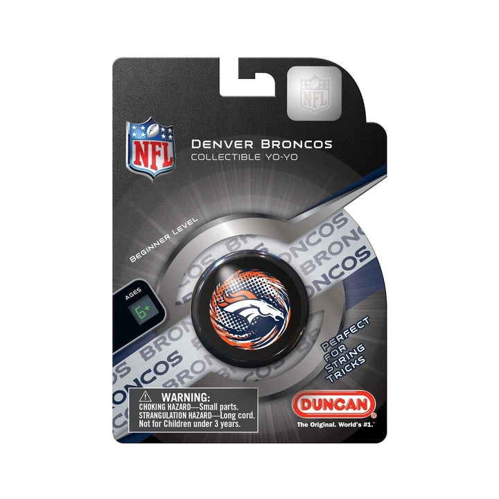 Denver Broncos Duncan Yo-Yo Team Logo Colors Beginner Tricks Collectible Toy Image 2