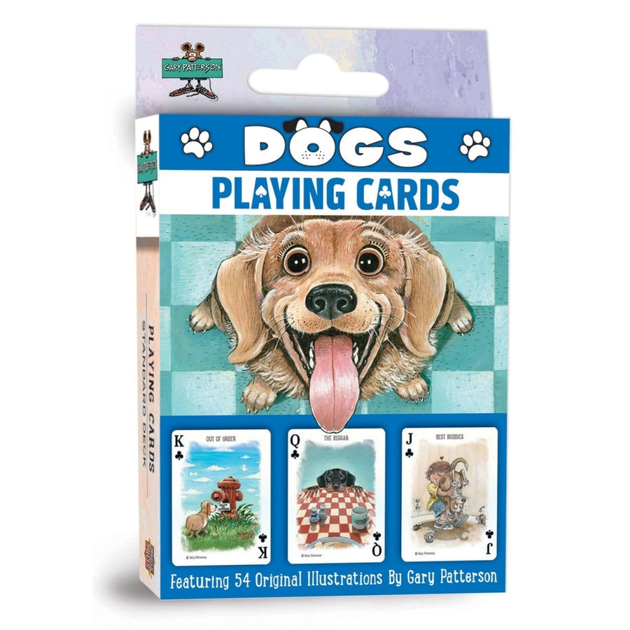 Dogs Playing Cards 54 Card Deck Gary Patterson Designs Cute Puppies Image 1