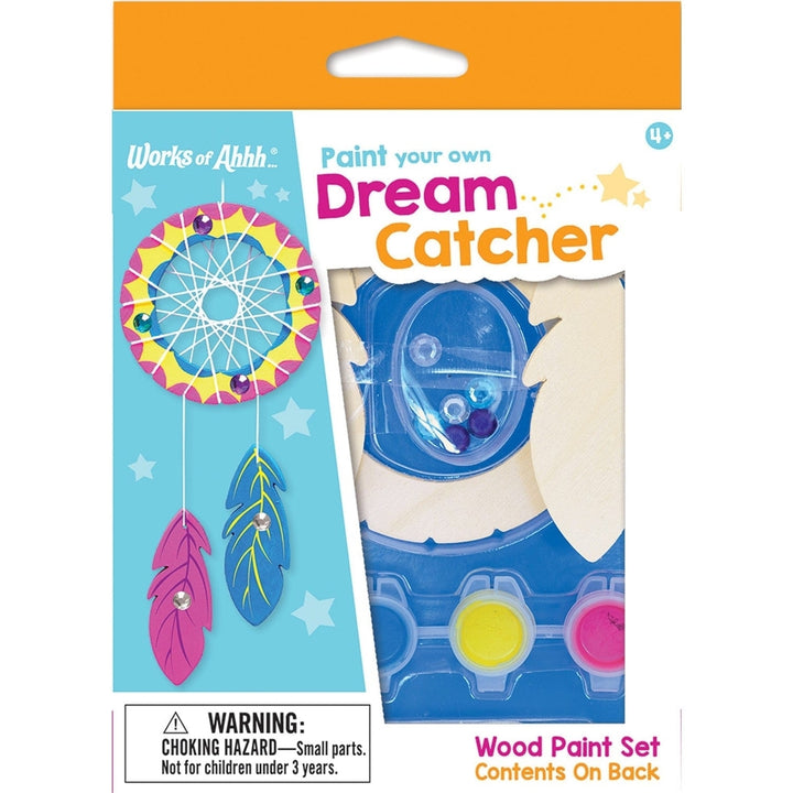 Dream Catcher Wood Craft and Paint Kit Image 1