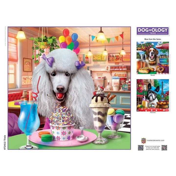 Dogology Trixie 1000 Piece Jigsaw Puzzle Eco-Friendly Candy Theme Puzzle Image 4