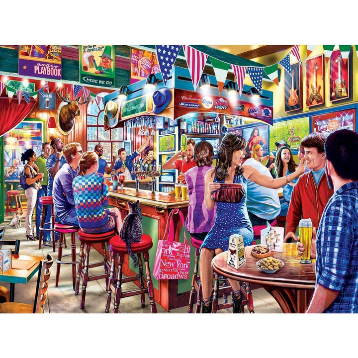 MasterPieces Drive-Ins Diners and Dives 550 Piece Jigsaw Puzzle 24x18 Recycled Image 2