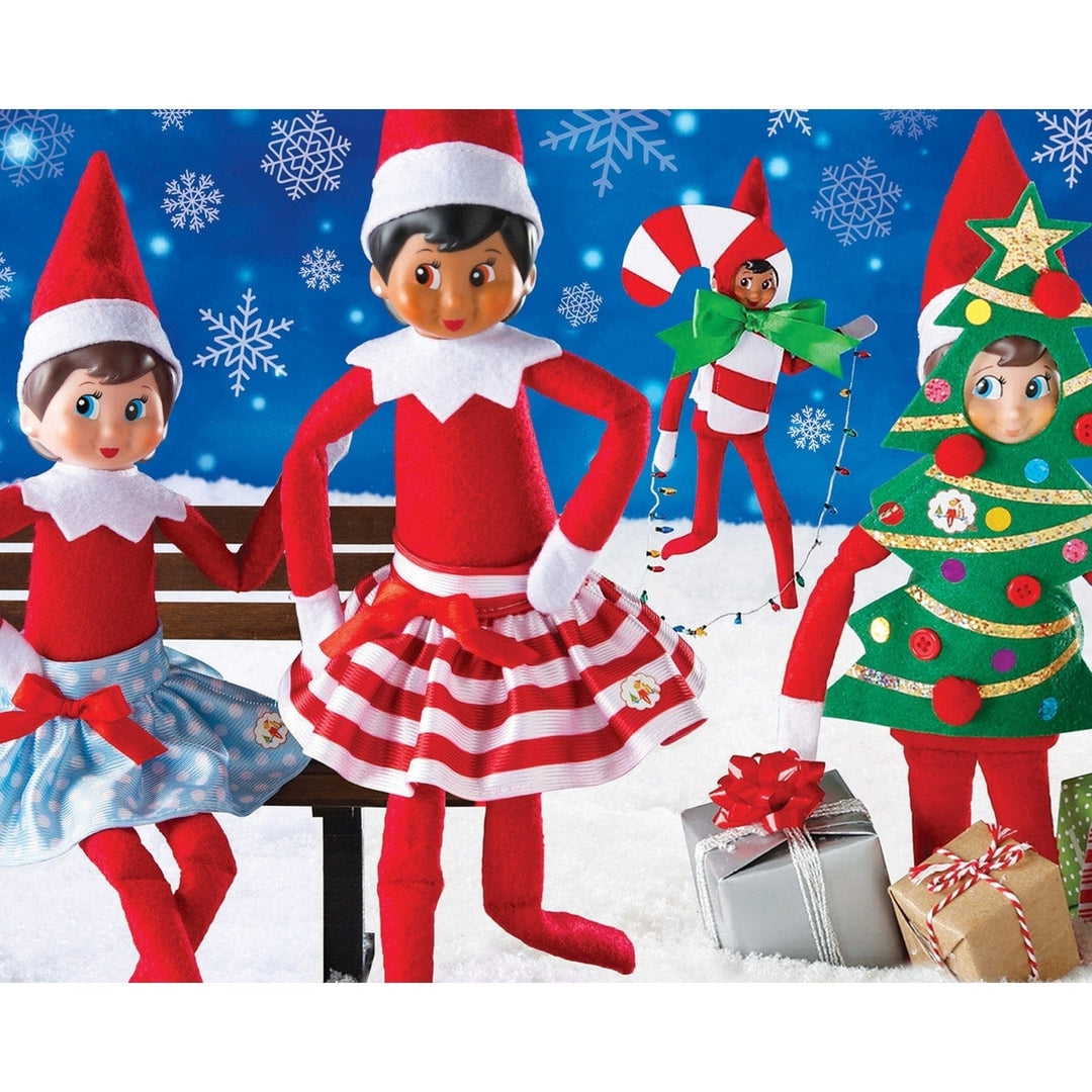 Elf on the Shelf 4-Pack Jigsaw Puzzles 100 Pieces Kids Fun Holiday Activity Image 3