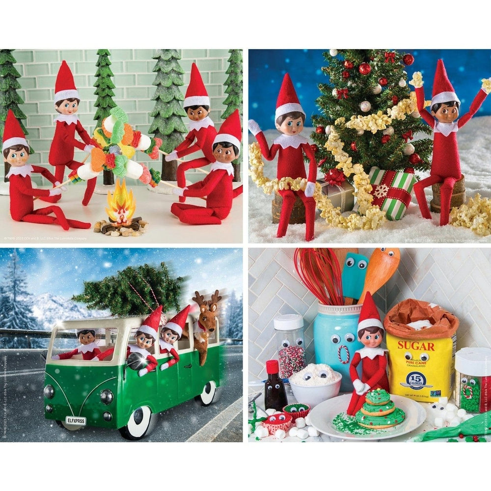 Elf on the Shelf Jigsaw Puzzles 4-Pack 100 Piece Kids Puzzles Age 6+ V2 Image 2