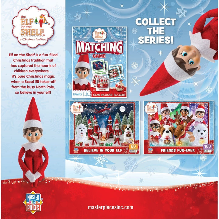 Elf on the Shelf 4-Pack Jigsaw Puzzles 100 Pieces Kids Fun Holiday Activity Image 7