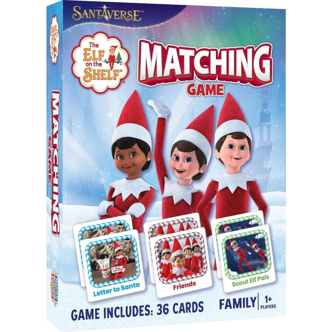 Elf on the Shelf Matching Game Family Fun Activity 36 Unique Symbols Image 1