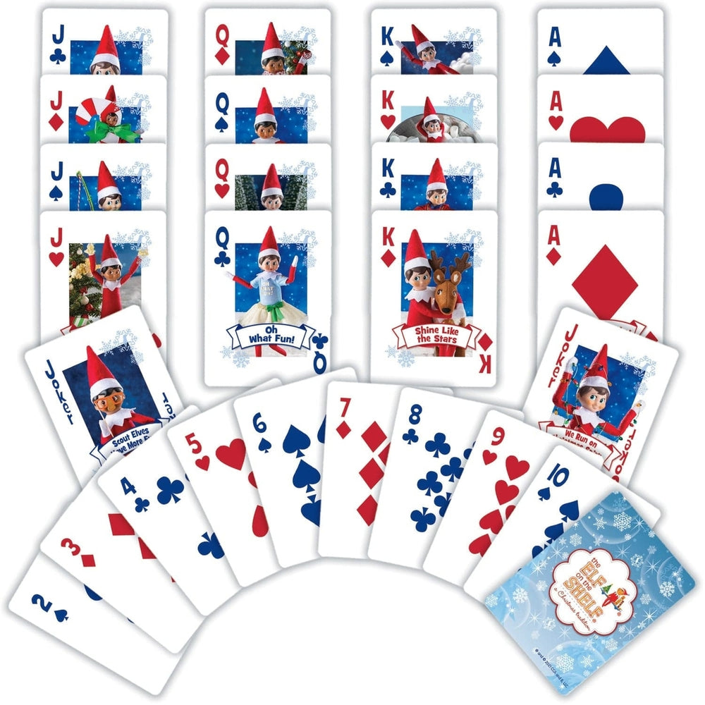 Elf on the Shelf Jumbo Playing Cards Supersized Deck for Kids Family Games Image 2