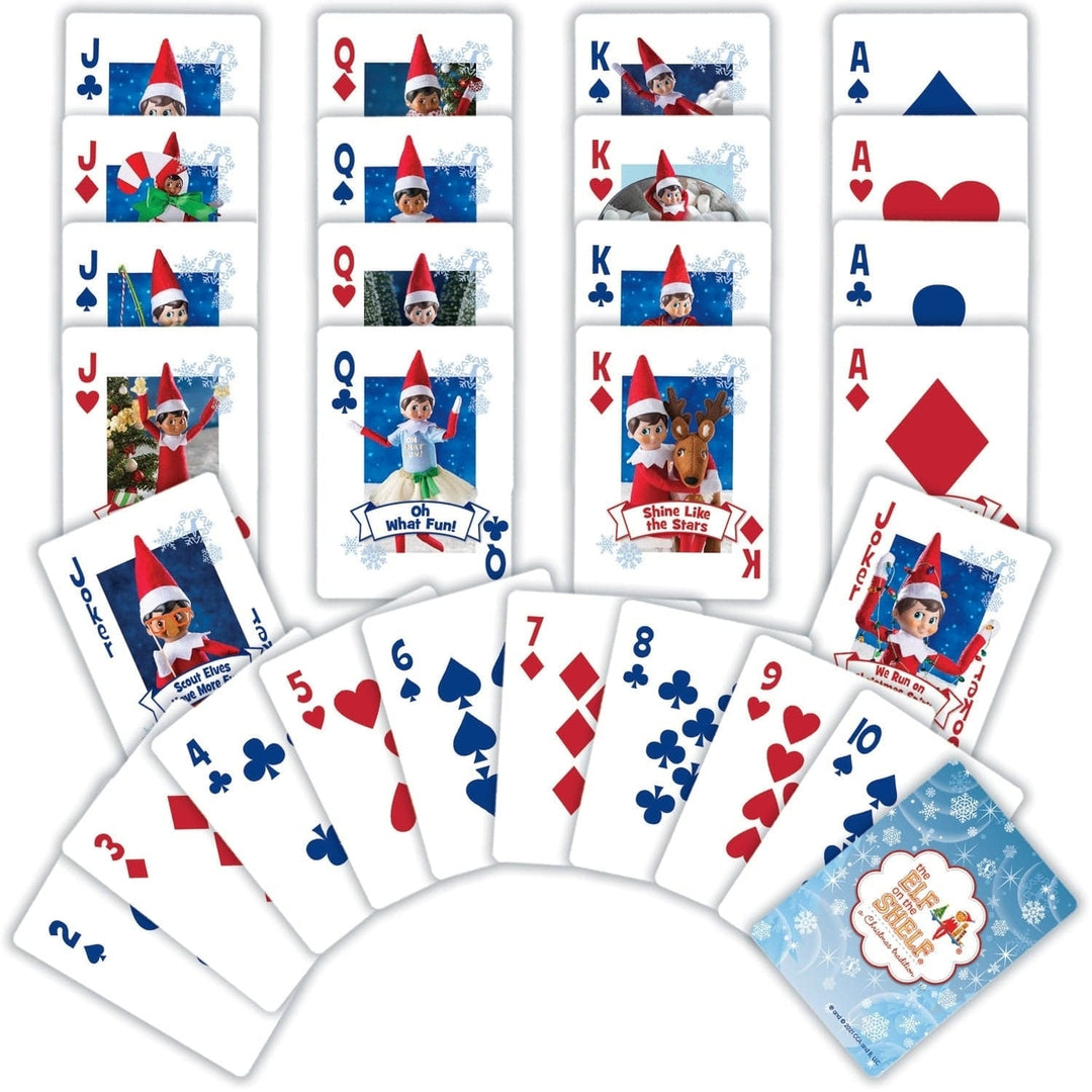 Elf on the Shelf Jumbo Playing Cards Supersized Deck for Kids Family Games Image 2