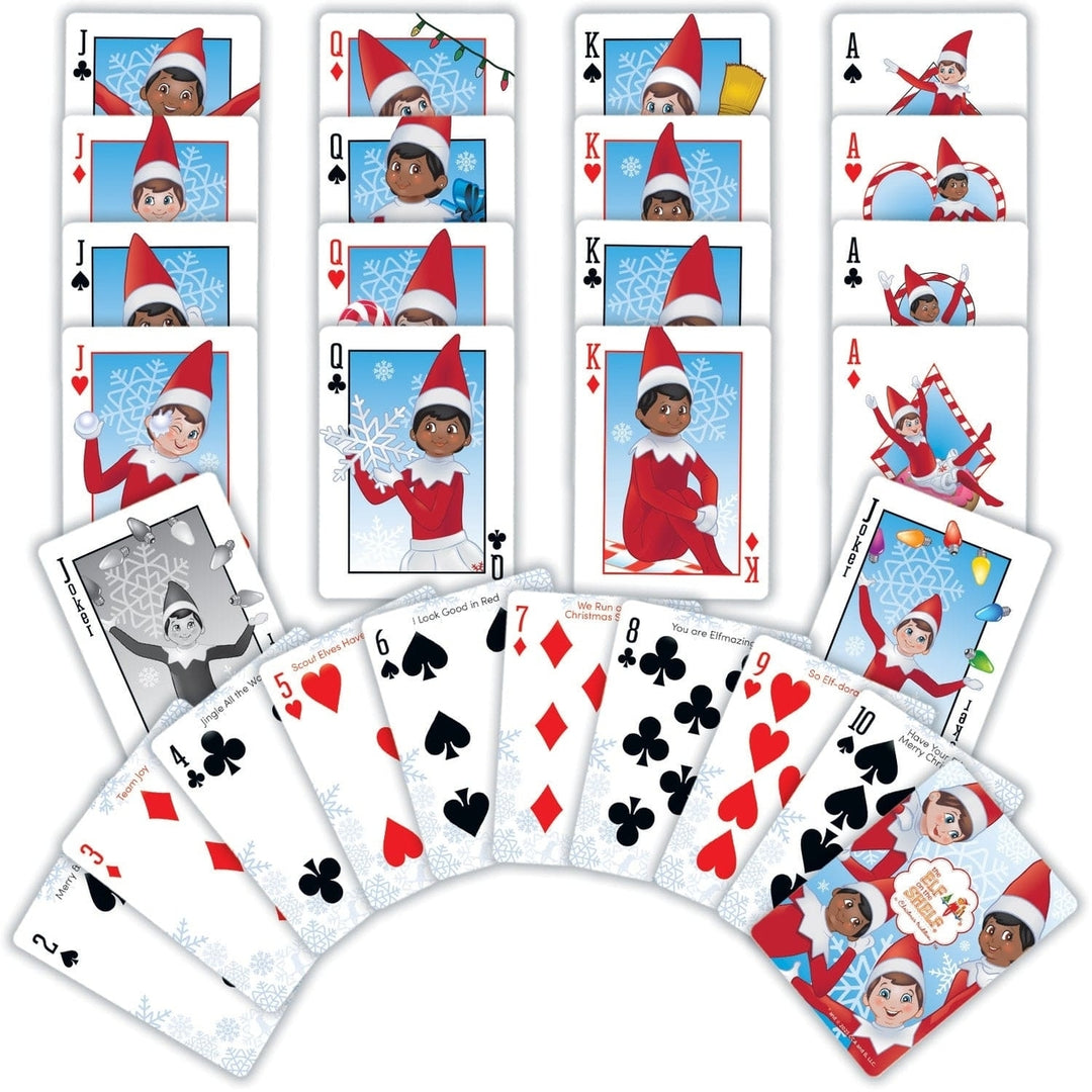 Elf on the Shelf Playing Cards 54 Card Deck Officially Licensed Christmas Theme Image 2