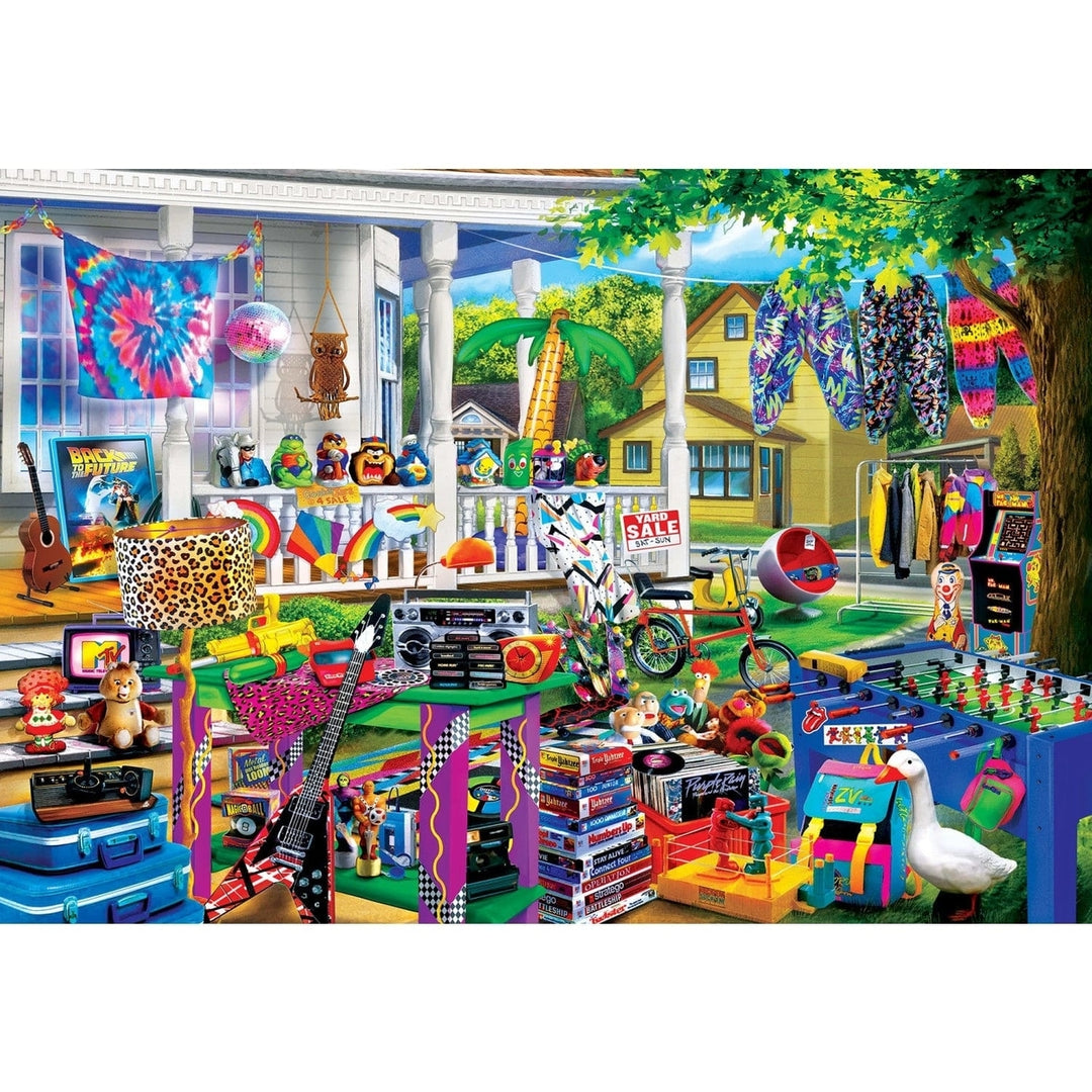 MasterPieces EZ Grip 1000 Piece Jigsaw Puzzle Flashback Yard Sale 34x23.5 inches Image 2