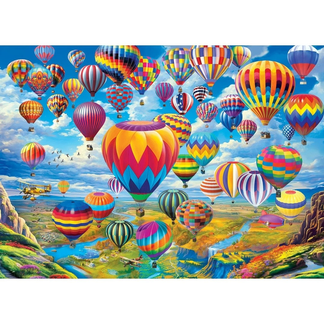 Fairs and Festivals - Hot Air Balloon Festival 1000 Piece Jigsaw Puzzle Image 2