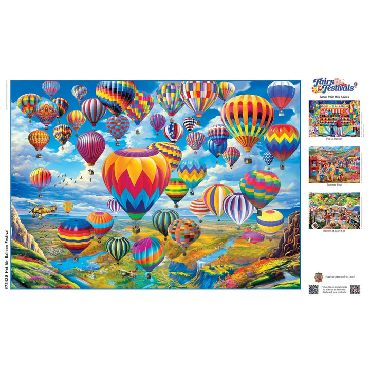 Fairs and Festivals - Hot Air Balloon Festival 1000 Piece Jigsaw Puzzle Image 4