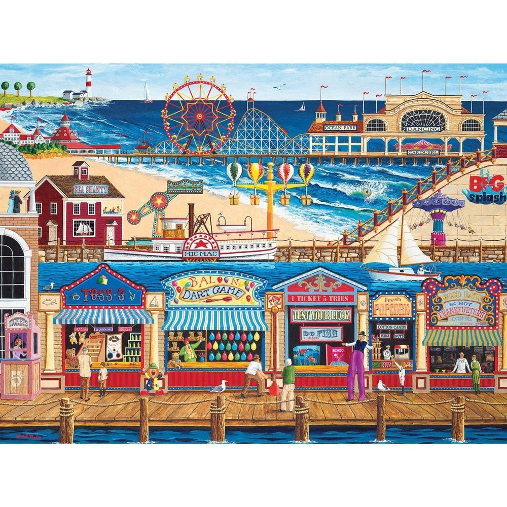 Ocean Park Jigsaw Puzzle 400 Pieces Family Hour Collection Puzzling Fun Image 2