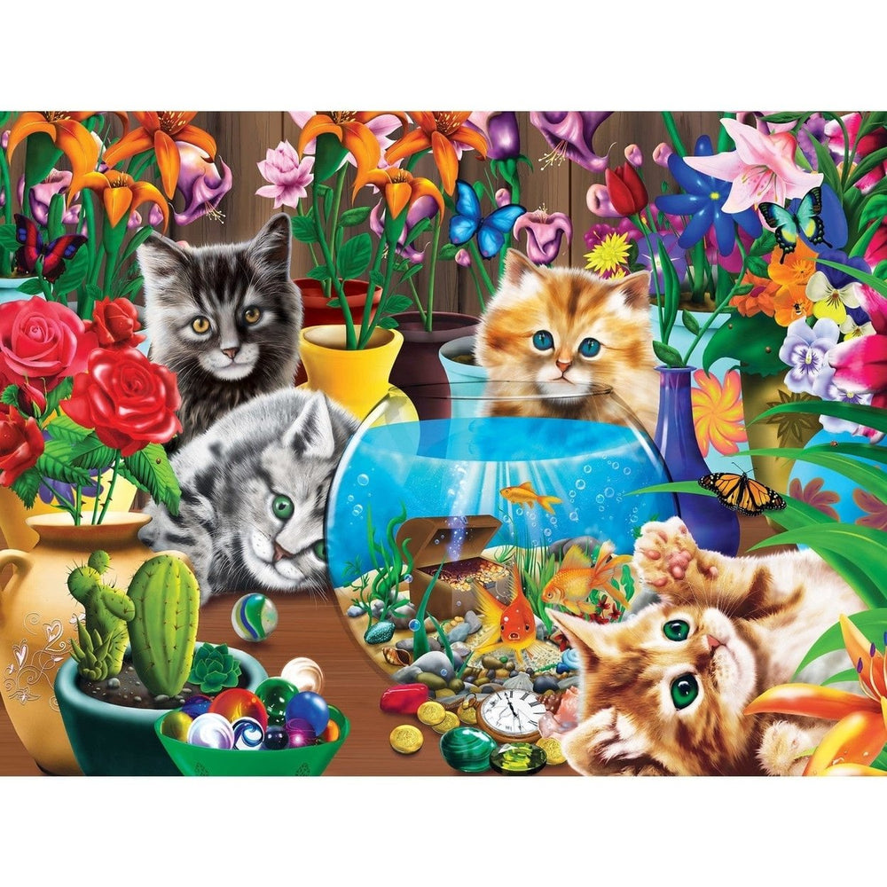 Family Time Marvelous Kittens 400 Piece Jigsaw Puzzle for All Ages Family Fun Image 2