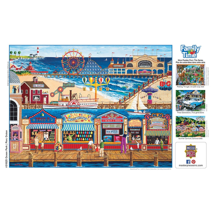 Ocean Park Jigsaw Puzzle 400 Pieces Family Hour Collection Puzzling Fun Image 4