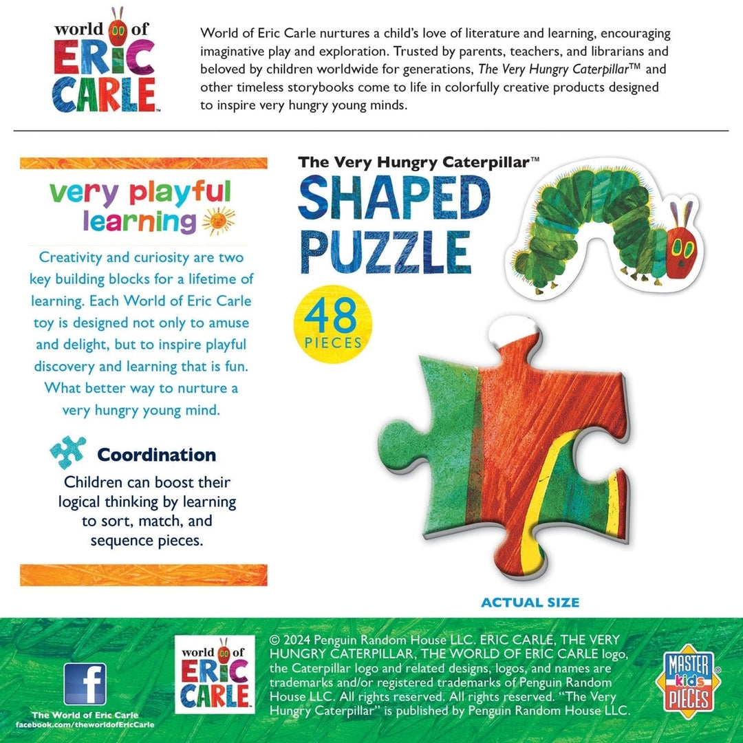 Eric Carle - The Very Hungry Caterpillar 48 Piece Shaped Puzzle Image 3