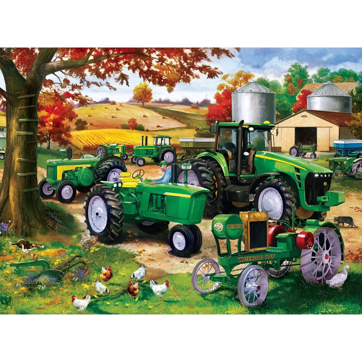 MasterPieces 500 Piece Jigsaw Puzzle 4 Pack Farm Country Tractor Scenes Image 3