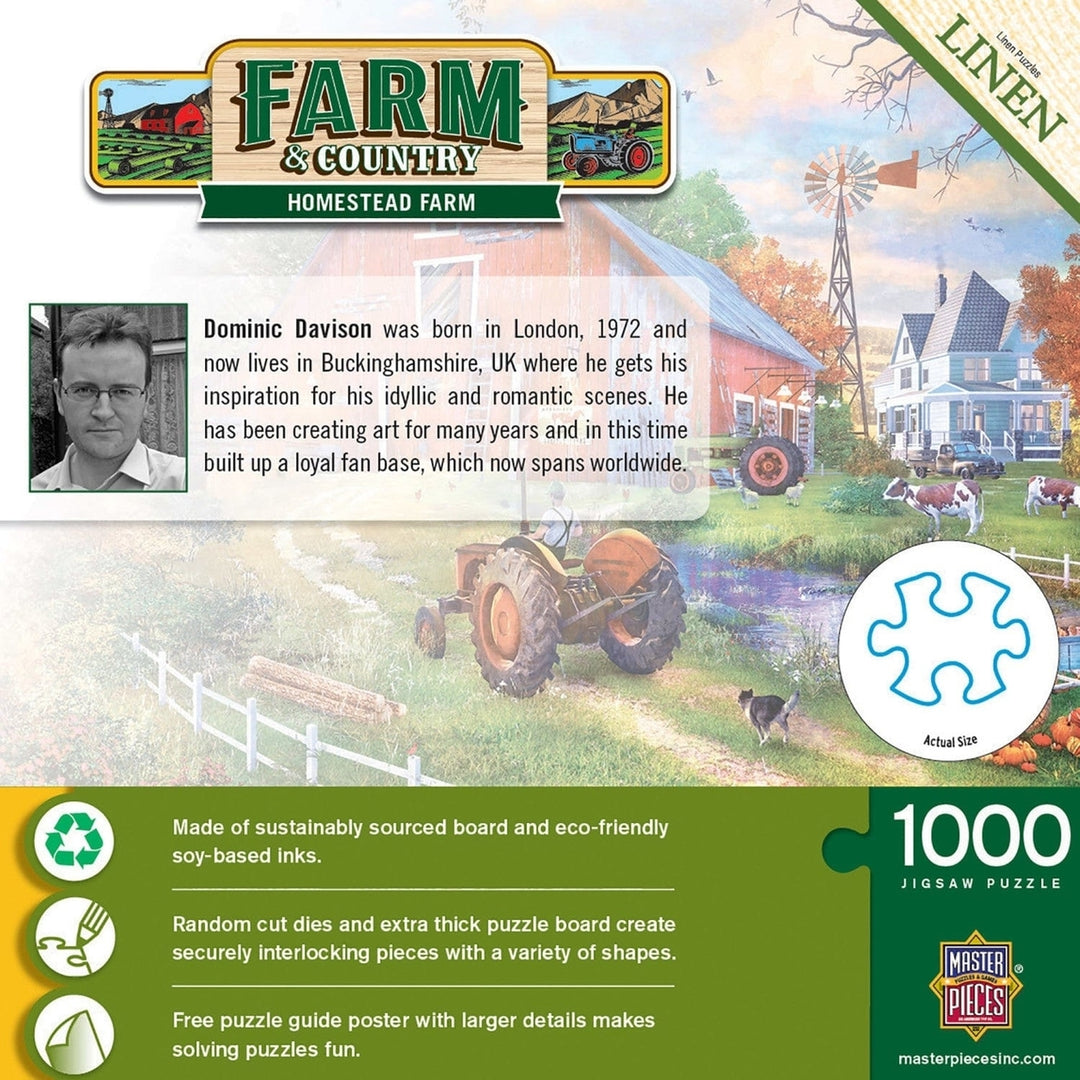 MasterPieces 1000 Piece Jigsaw Puzzle Farm and Country Homestead 19.25 x 26.75 In Image 3