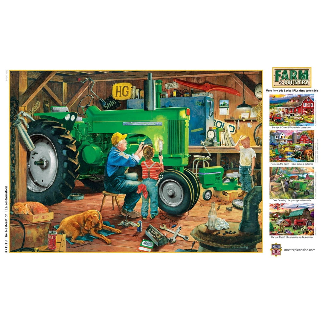 MasterPieces 1000 Piece Jigsaw Puzzle Farm and Country 19.25x26.75 Recycled Material Image 4