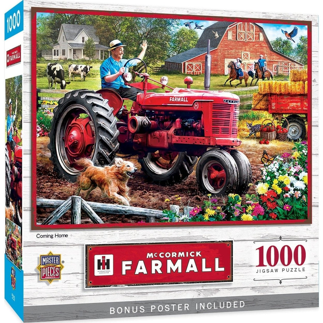 Farmall 1000 Piece Jigsaw Puzzle Model H 19.25 x 26.75 Recycled Chipboard Image 1