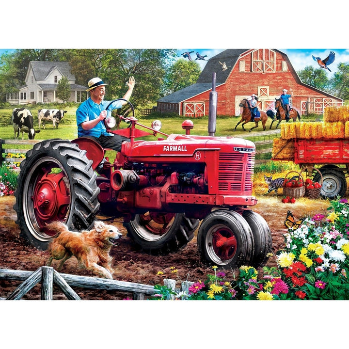 Farmall 1000 Piece Jigsaw Puzzle Model H 19.25 x 26.75 Recycled Chipboard Image 2