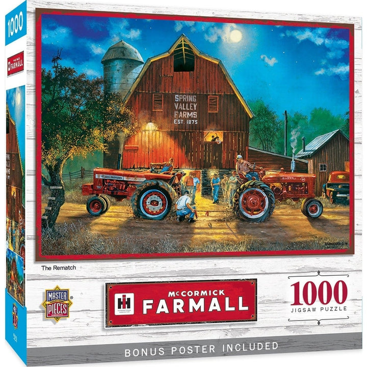 Farmall Jigsaw Puzzle 1000 Piece International Harvester 856 Tug-of-War 19.25"x26.75" Image 1