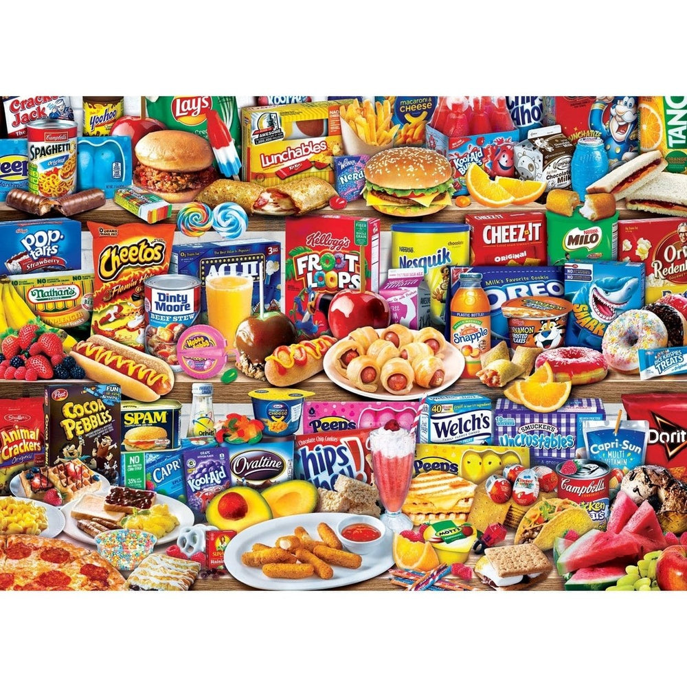 MasterPieces 1000 Piece Flashbacks Kids Favorite Foods Jigsaw Puzzle 19.25x26.75 Image 2