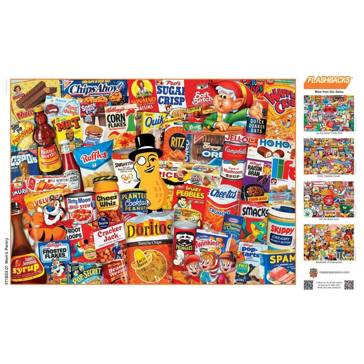 MasterPieces Flashbacks Moms Pantry 1000 Piece Jigsaw Puzzle 19.25x26.75 Image 4