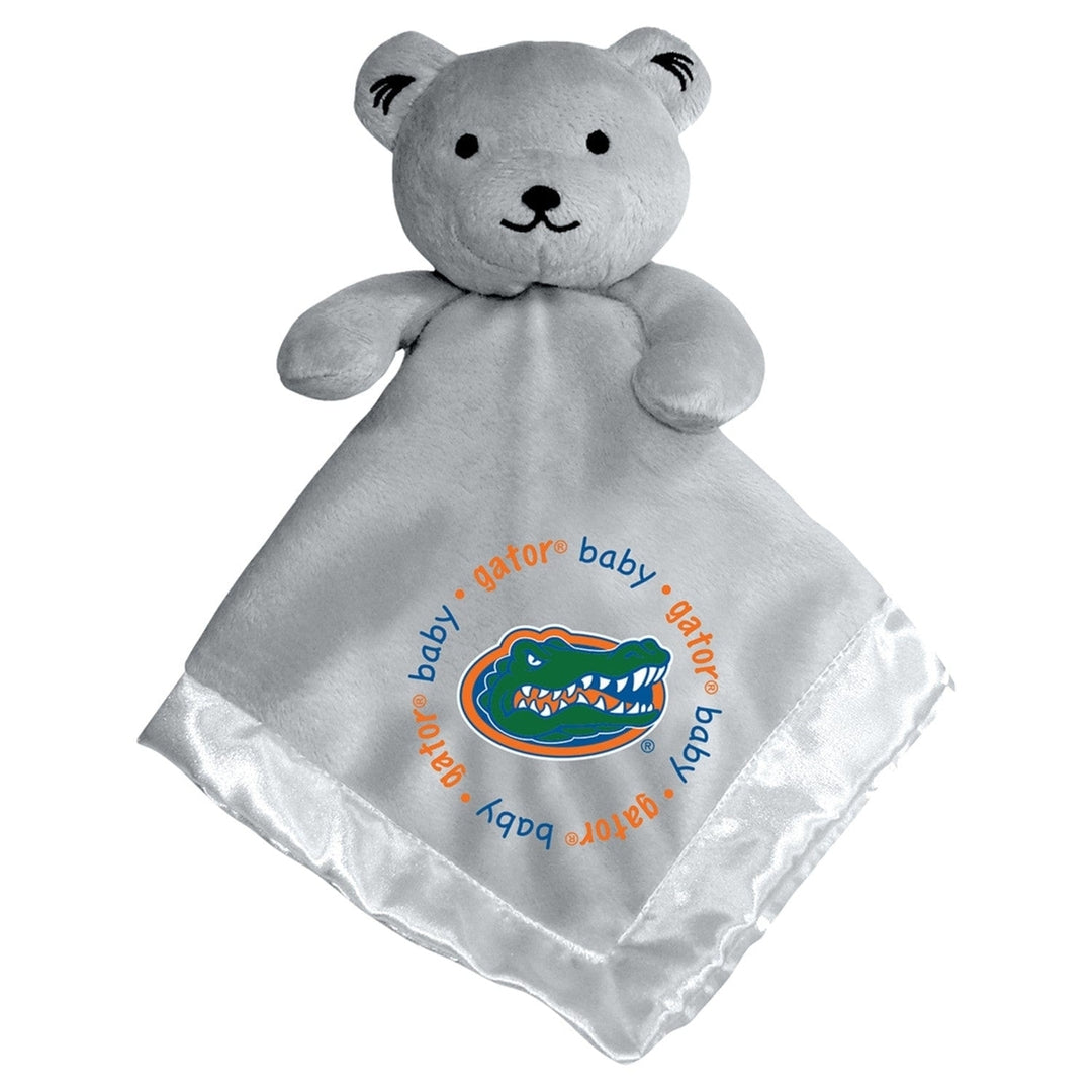 Florida Gators Security Bear Gray 14in Plush Satin Lined Baby Fanatics Gift Image 1