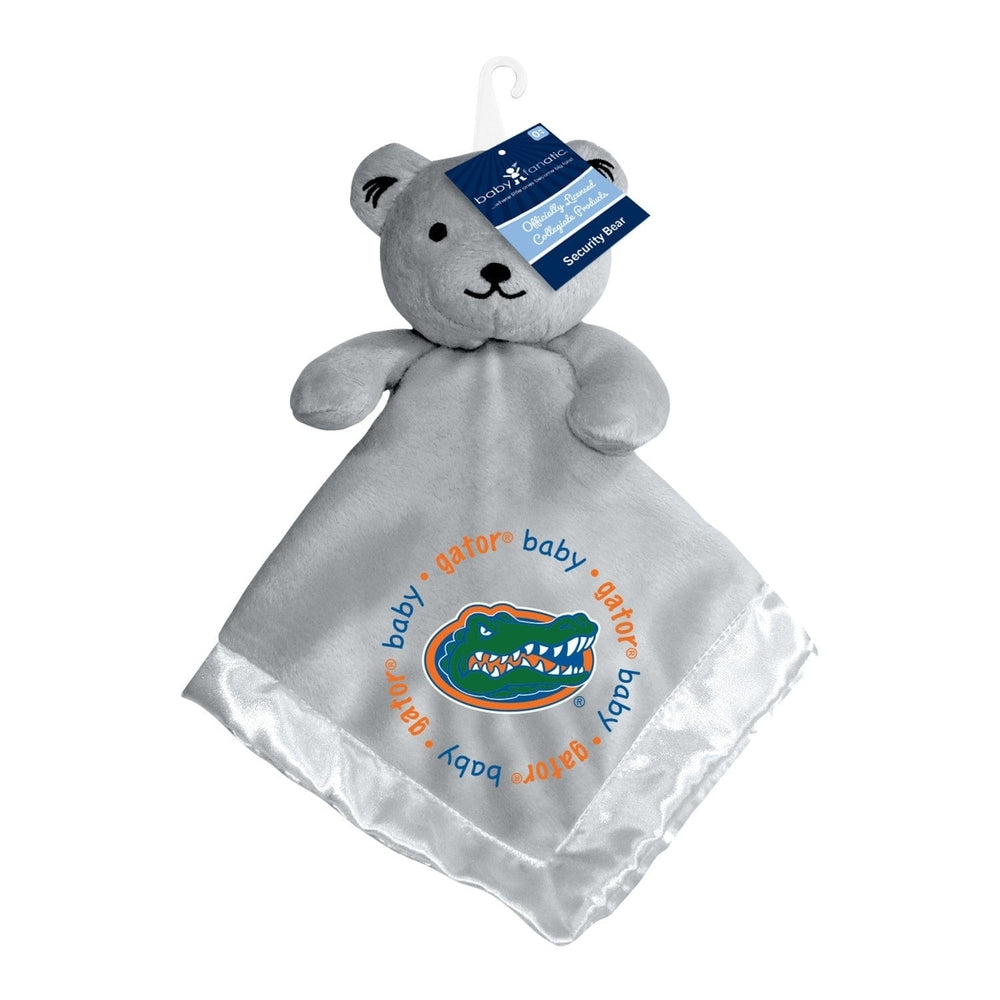 Florida Gators Security Bear Gray 14in Plush Satin Lined Baby Fanatics Gift Image 2