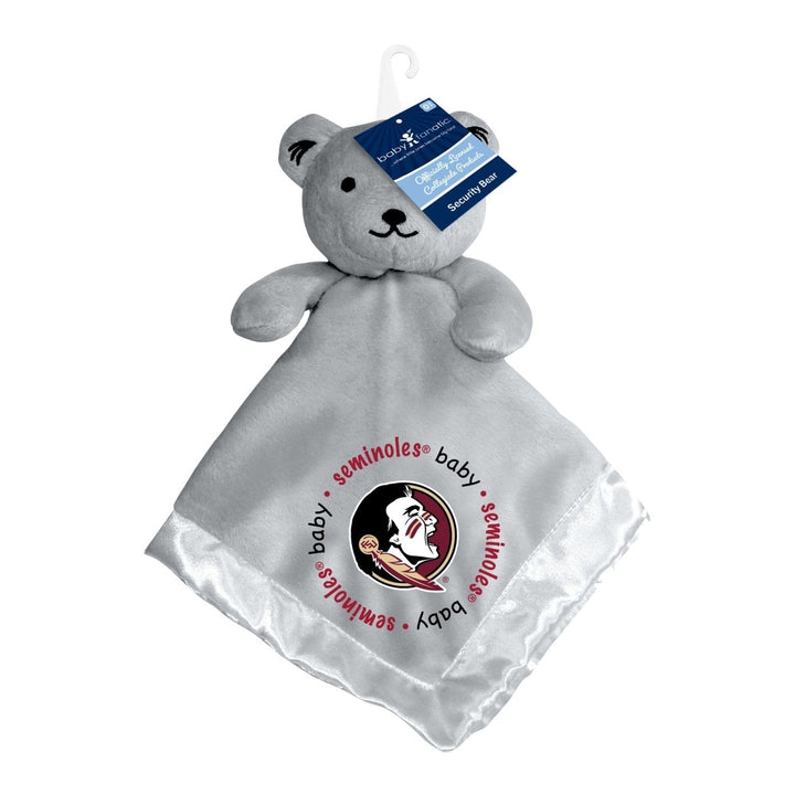 Florida State Seminoles Security Bear Gray Soft Plush 14in Baby Fan Stuffed Toy Image 2