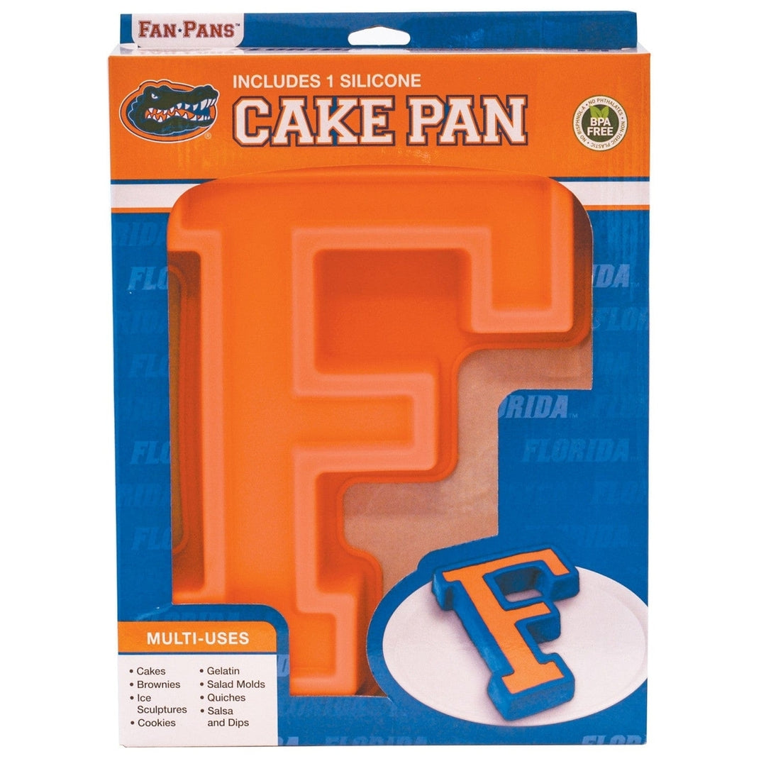 Florida Gators Silicone Cake Pan Orange 9x13 Non-Stick Baking Tray Kitchen Tool Image 2