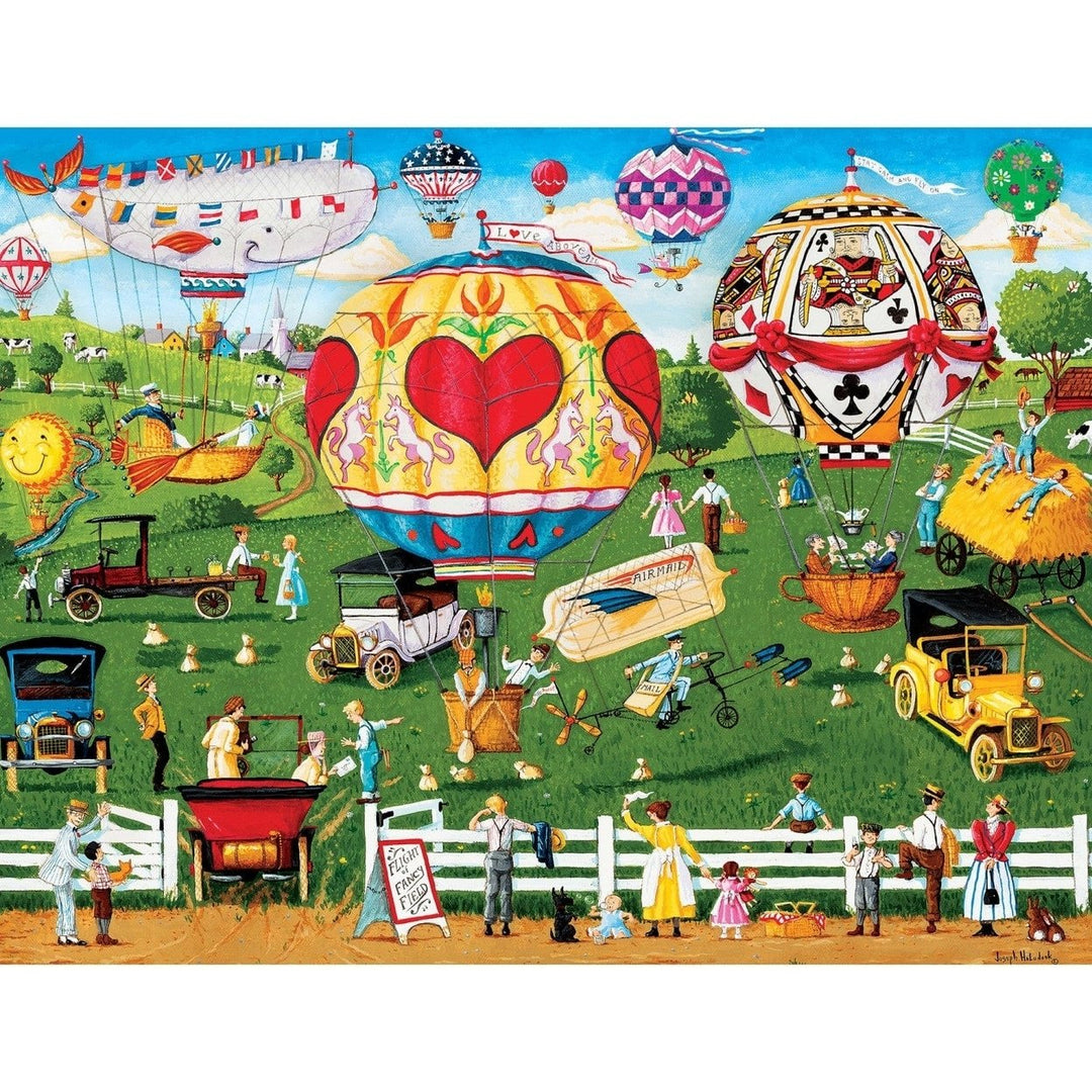 MasterPieces 12 Pack Folk Art Jigsaw Puzzle Bundle 100 300 500 Pieces Recycled Image 3