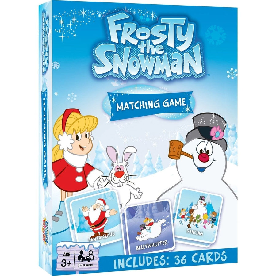 MasterPieces Frosty the Snowman Matching Game Memory Game for Kids and Adults Image 1