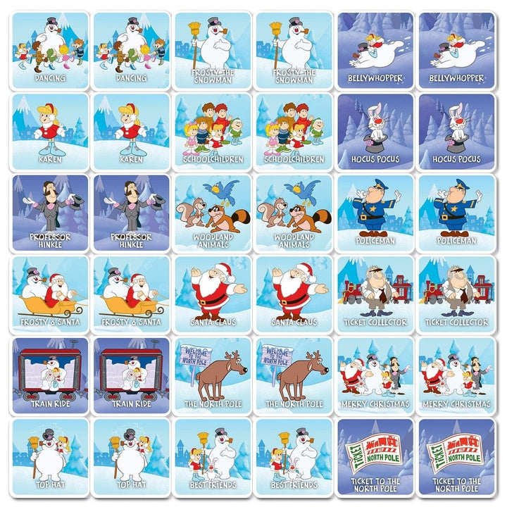 MasterPieces Frosty the Snowman Matching Game Memory Game for Kids and Adults Image 2