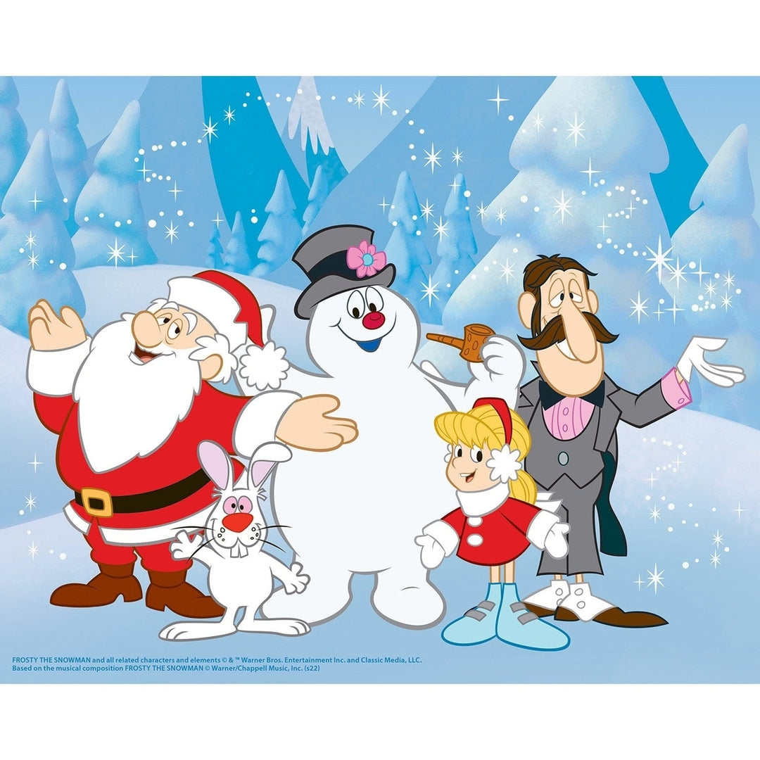 Frosty the Snowman 4-Pack 100 Piece Kids Jigsaw Puzzles 8x10 Holiday Fun Image 3