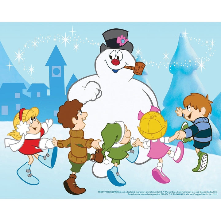 Frosty the Snowman 4-Pack 100 Piece Kids Jigsaw Puzzles 8x10 Holiday Fun Image 4