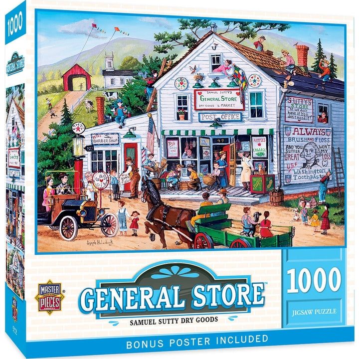 MasterPieces 1000 Piece Jigsaw Puzzle General Store Samuel Sutty 19.25x26.75 Image 1